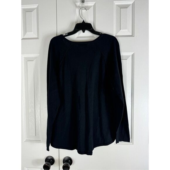 NWT Karen Scott Black Sweater Size L - Picture 3 of 3